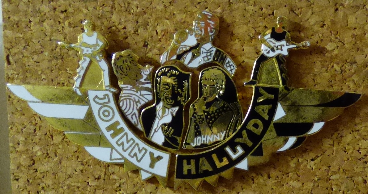 Pin's Johnny Hallyday Desperado – Fabriqué En France – Bon état